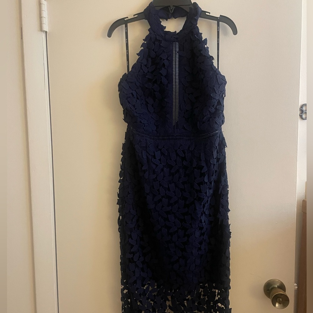 Navy blue dress! Excellent condition..